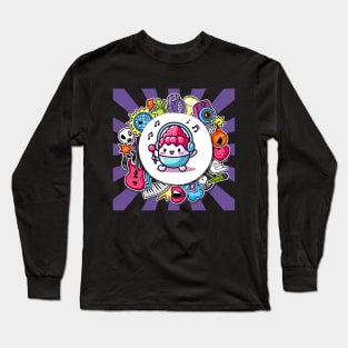 Raspberry Sorbet - Kawaii Style Music Long Sleeve T-Shirt